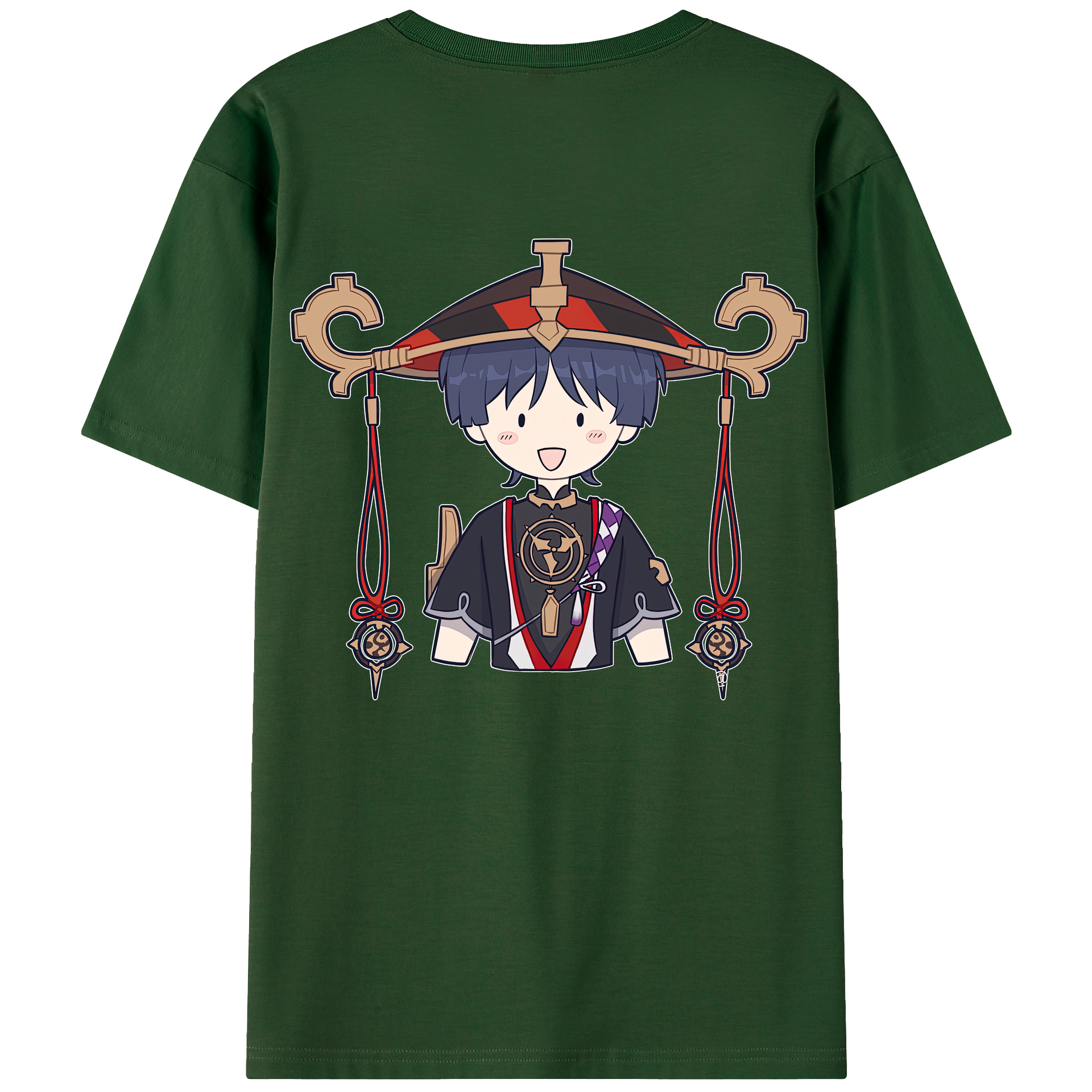 げんし神 さんペい genshin Sanpei 綿100％半袖Tシャツ（背面プリント）